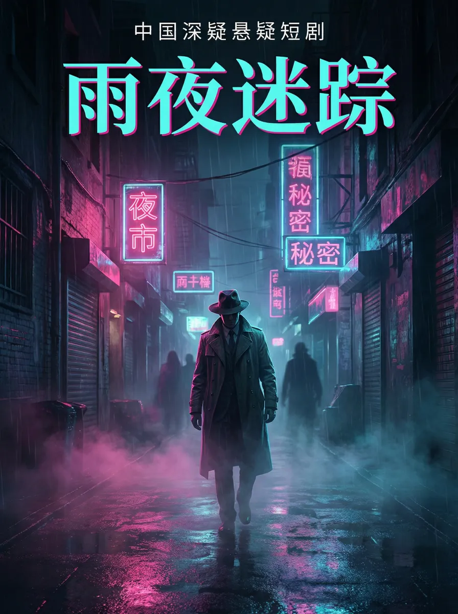 黄瓜视频下载 悬疑追踪短剧 - 雨夜迷踪海报